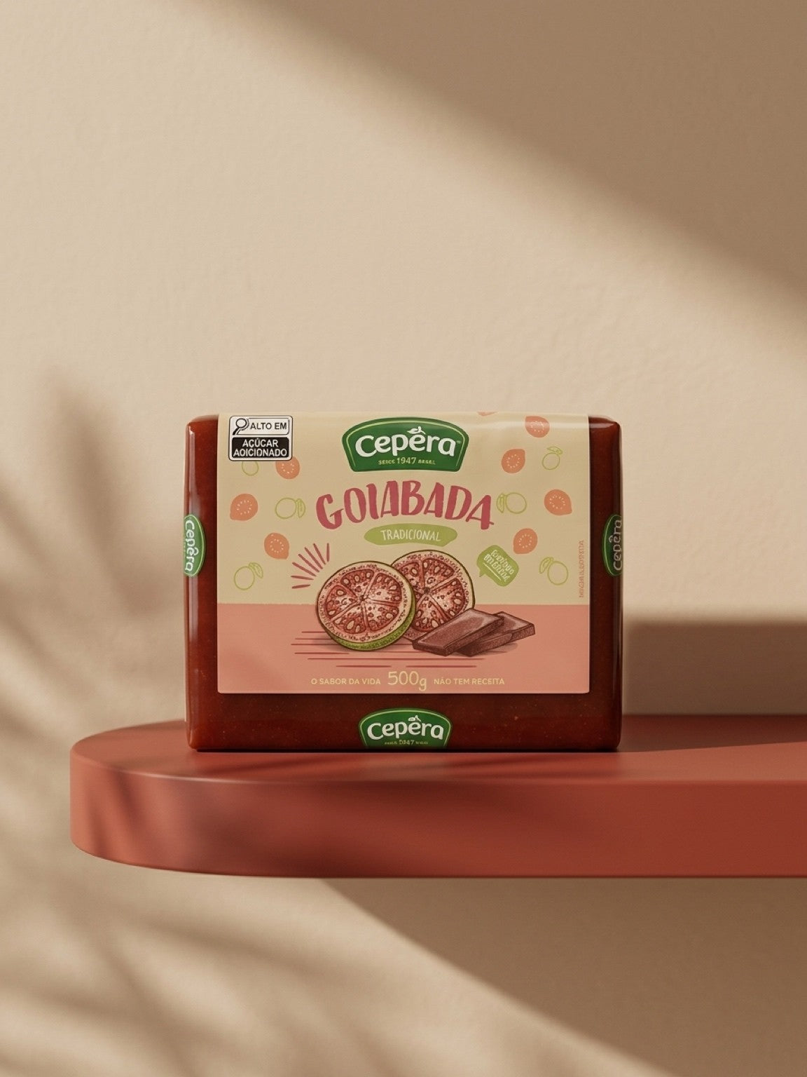 Goiabada barra 500g Cepêra