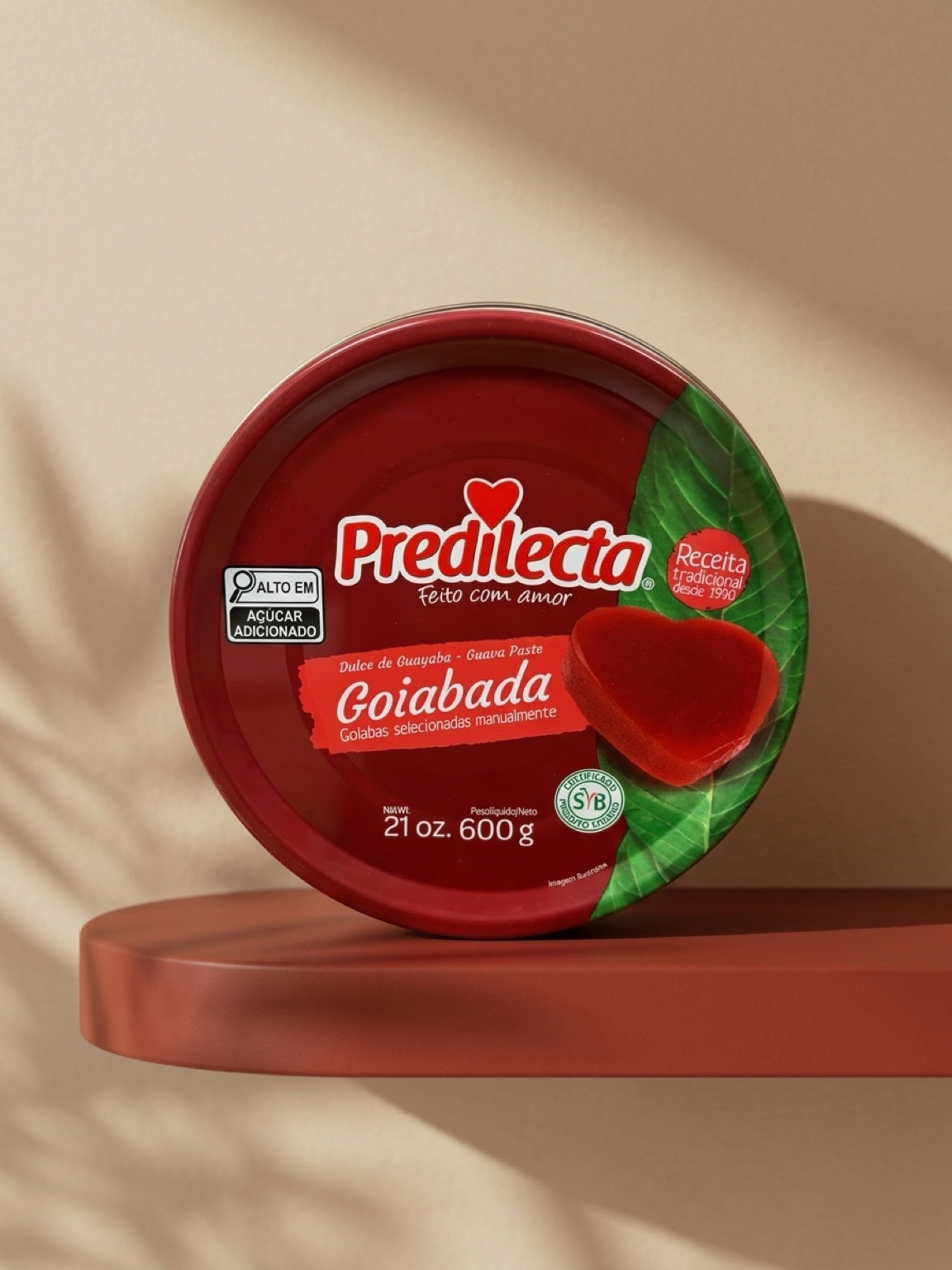 Goiabada em barra Predilecta lata 600g