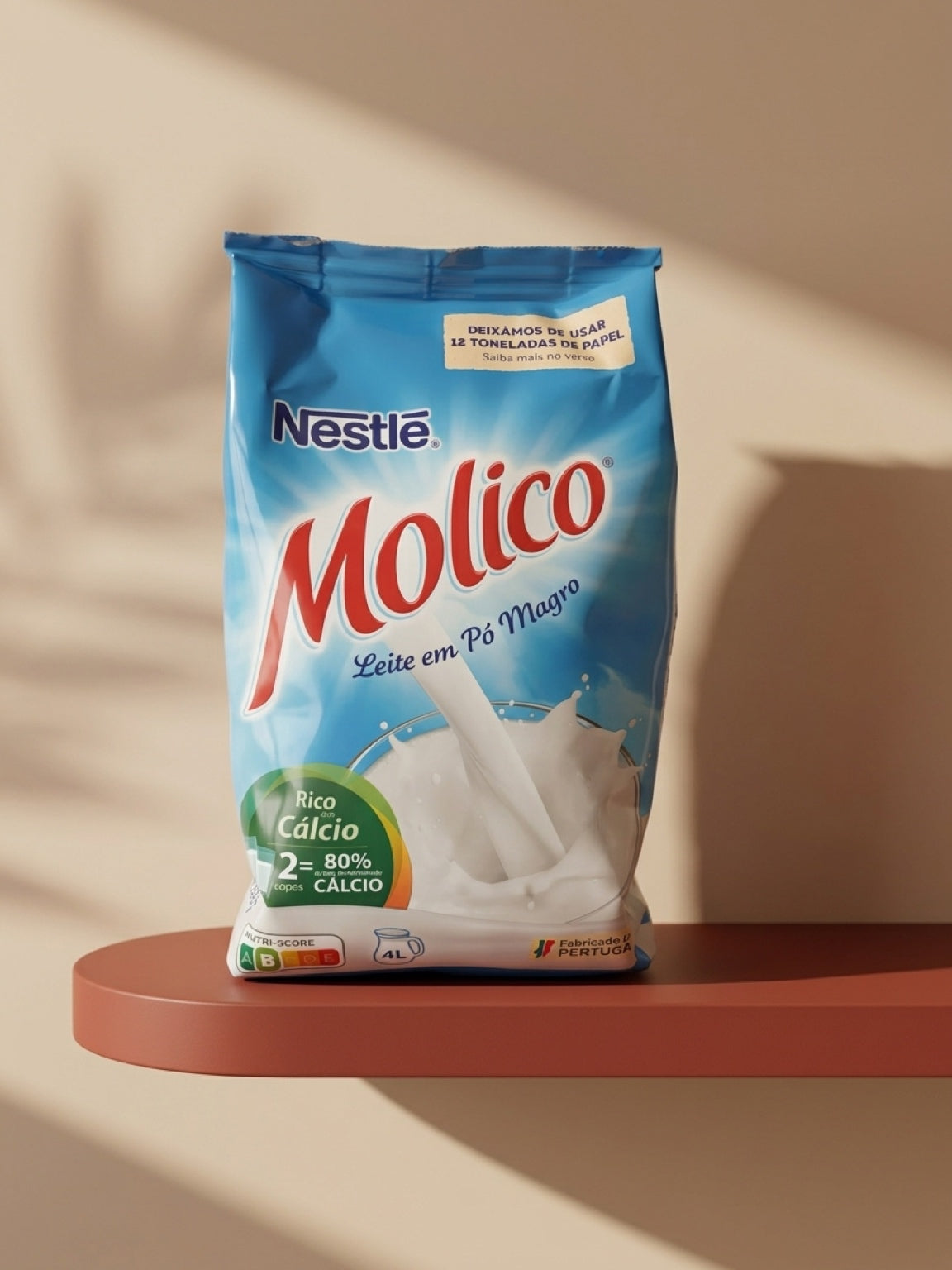 Leite em pó desnatado Molico 380g