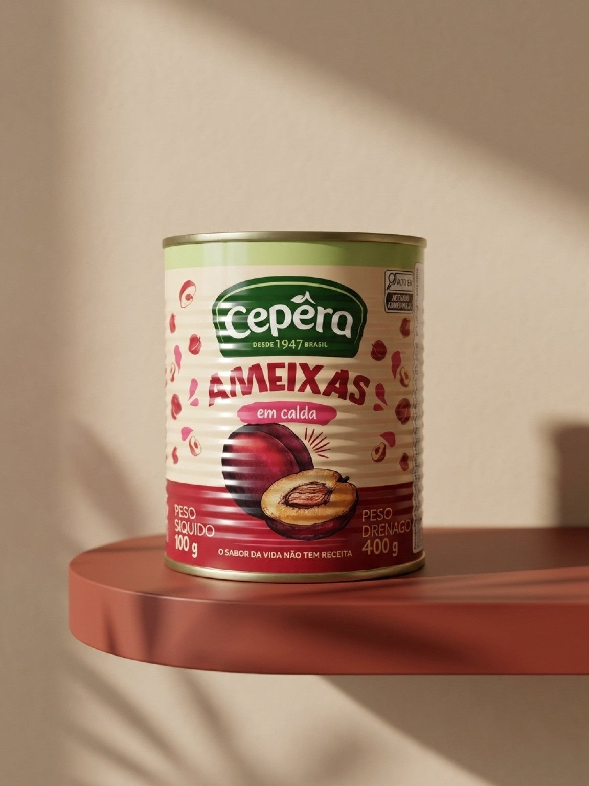 Ameixa em calda Cêpera 900g