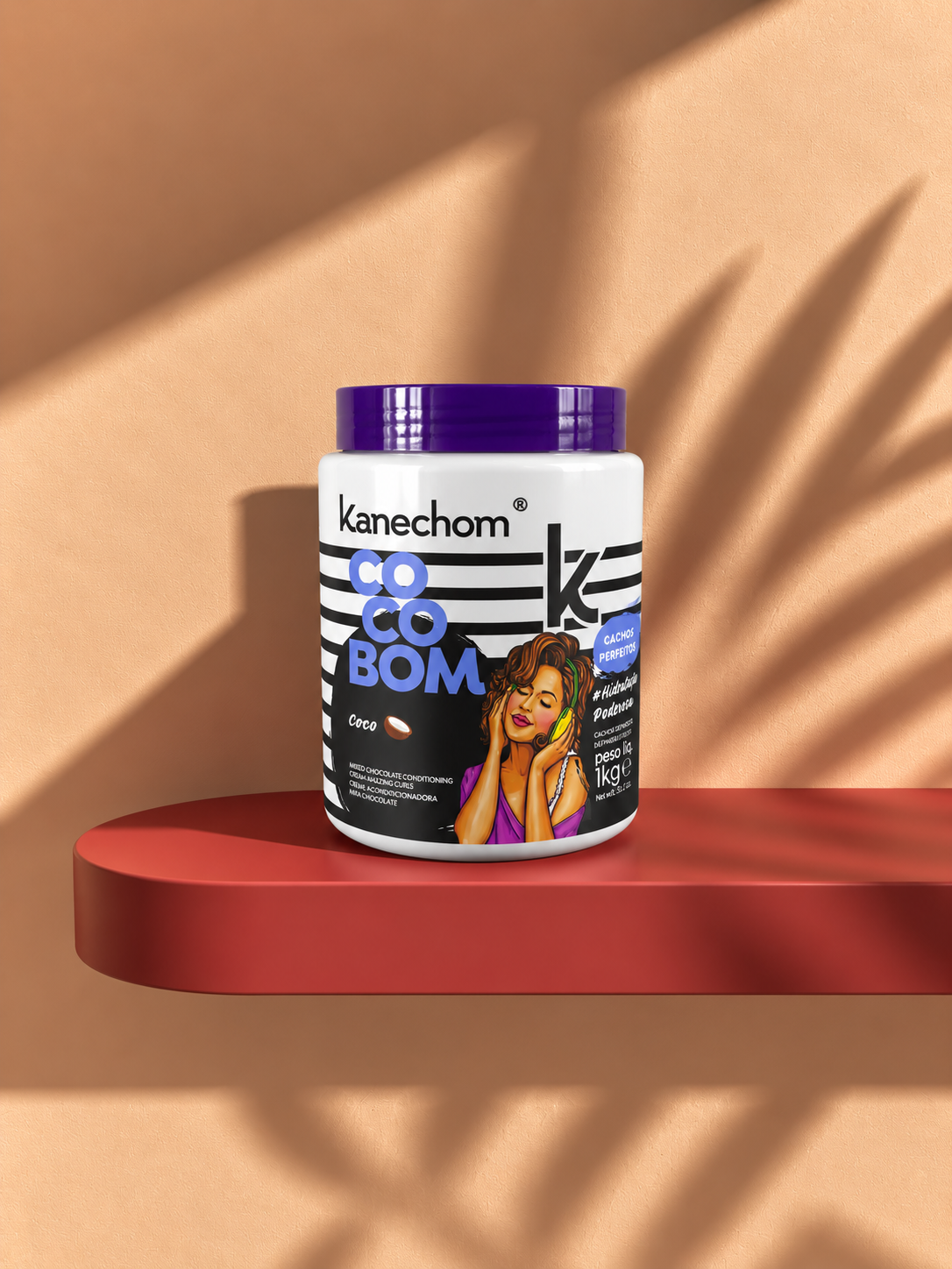 Creme  de Côco para cabelos  Kanechom 1 KG